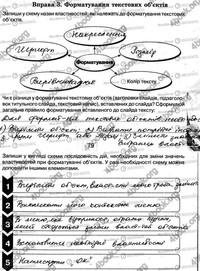 ГДЗ Інформатика 5 клас сторінка Стр.79 Впр.3